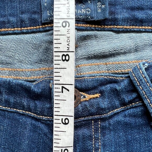 Lucky Brand Bootcut Jeans Size 6 28 Regular Low Rise Medium Wash Navy Blue Denim - Picture 7 of 9